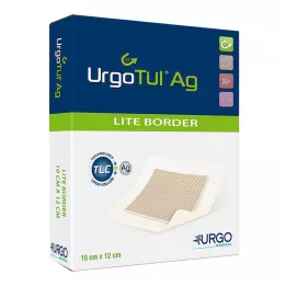 URGOTÜL Ag Lite Border 10x12 cm verband, 10 stuks