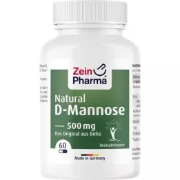NATURAL D-Mannose 500 mg Capsules, 60 Capsules