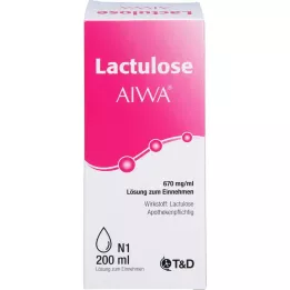 LACTULOSE AIWA 670 mg/ml Oplossing voor oraal gebruik, 200 ml