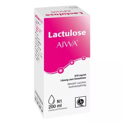 Lactulose AIWA 670 mg/ml drank, 200 ml