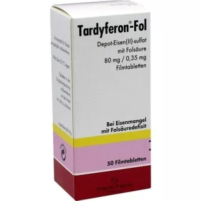 TARDYFERON-Fol Depot IJzer(II) Sul. met Fols. filmtab, 50 st