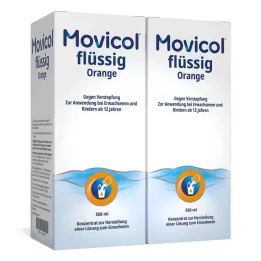 MOVICOL vloeibare sinaasappel, 2X500 ml