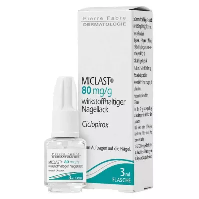 Miclast 80 mg/g actieve nagellak, 3 ml Miclast 80 mg/g actieve nagellak, 3 ml
