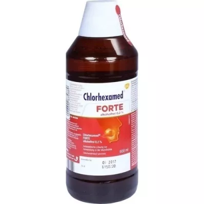CHLORHEXAMED FORTE alcoholvrije 0,2%-oplossing, 600 ml