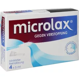 MICROLAX Klysmas met rectale oplossing, 4X5 ml