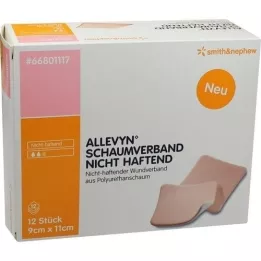 ALLEVYN Schuimverband 9x11 cm niet-klevend, 12 stuks