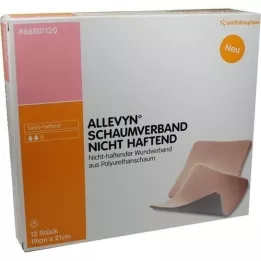 ALLEVYN Schuimverband 19x21 cm niet-klevend, 12 stuks