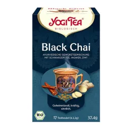 YOGI TEA Zwart Chai organisch filterzakje, 17X2.2 g