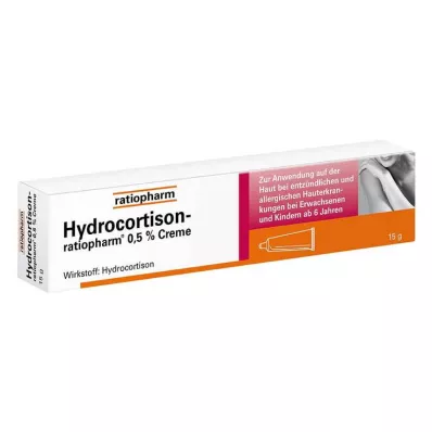 HYDROCORTISON-ratiopharm 0,5% crème, 15 g