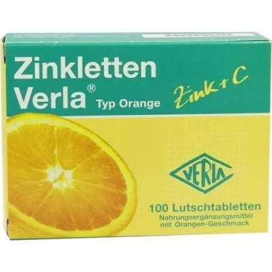 ZINKLETTEN Verla Sinaasappel zuigtabletten, 100 Capsules