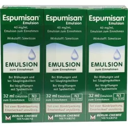 ESPUMISAN Emulsie, 3X32 ml