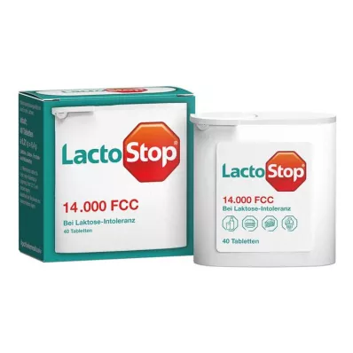 LACTOSTOP 14.000 FCC Tabletdispenser, 40 stuks LACTOSTOP 14.000 FCC Tabletdispenser, 40 stuks