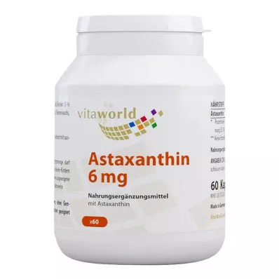 ASTAXANTHIN 6 mg capsules, 60 st ASTAXANTHIN 6 mg capsules, 60 st