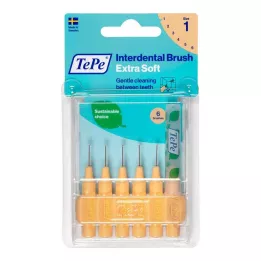 TEPE Interdentale rager x-zacht 0.45mm ISO 1 oranje, 6 stuks