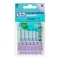 TEPE Interdentale rager x-zacht 1.1mm ISO 6 paarse, 6 stuks