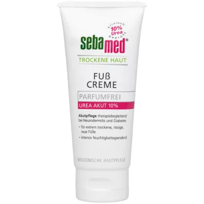 SEBAMED Parfumvrije voetcrème voor de droge huid Ureum 10%, 100 ml