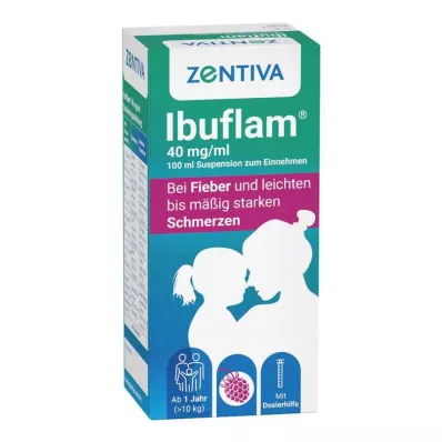 IBUFLAM 40 mg/ml Orale suspensie, 100 ml IBUFLAM 40 mg/ml Orale suspensie, 100 ml