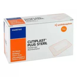 CUTIPLAST Plus steriel 5x7 cm verband, 110 stuks