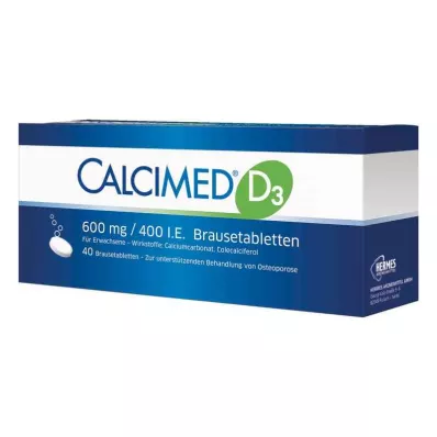 Calcimed D3 600 mg/400 IE bruistabletten (40 stuks) Calcimed D3 600 mg/400 IE bruistabletten (40 stuks)