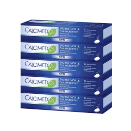 Calcimed D3 600 mg / 400 IE bruistabletten, 100 stuks