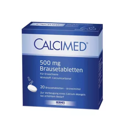 Calcimed 500 mg bruistabletten, 20 stuks Calcimed 500 mg bruistabletten, 20 stuks