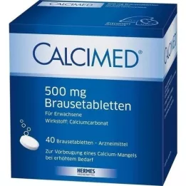 CALCIMED 500 mg bruistabletten, 40 stuks