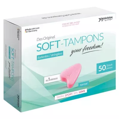 Zachte tampons normaal, 50 st Zachte tampons normaal, 50 st