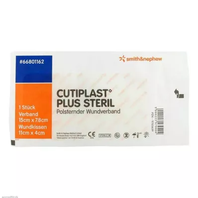 Cutiplast Plus steriel verband 7,8x15 cm, 1 st Cutiplast Plus steriel verband 7,8x15 cm, 1 st