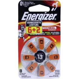 ENERGIZER Hoortoestel batterij 13, 8 stuks