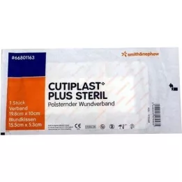 CUTIPLAST Plus steriel verband van 10x19,8 cm, 1 stuk