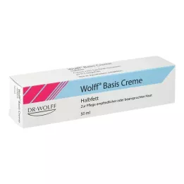 Wolff basiscrème halfvet, 50 ml