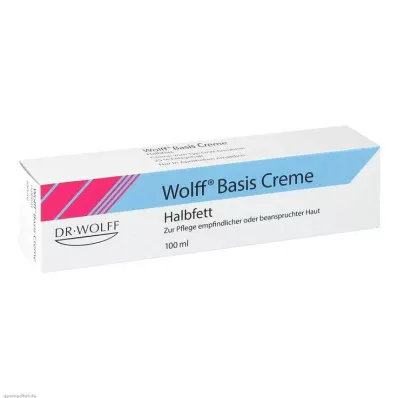 Wolff basiscrème halfvet, 100 ml Wolff basiscrème halfvet, 100 ml