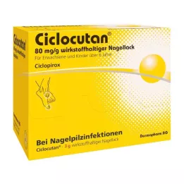 CICLOCUTAN 80 mg/g actief ingrediënt nagellak, 3 g