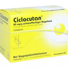 CICLOCUTAN 80 mg/g actief ingrediënt nagellak, 6 g