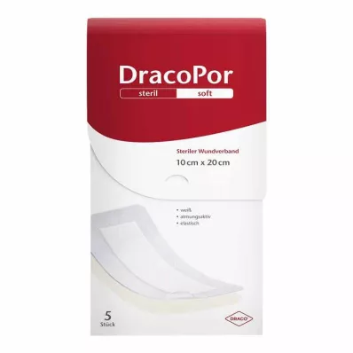 DRACOPOR Wondverband 10x20 cm steriel, 5 stuks DRACOPOR Wondverband 10x20 cm steriel, 5 stuks