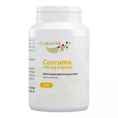 CURCUMA 500 mg capsules, 120 st