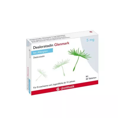 DESLORATADIN Glenmark 5 mg tabletten, 20 st