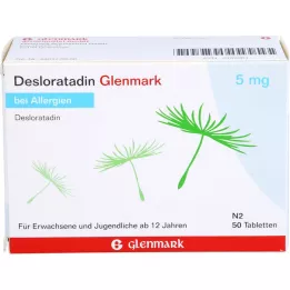 DESLORATADIN Glenmark 5 mg tabletten, 50 st