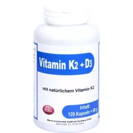 VITAMIN K2+D3 Berco-capsules, 120 capsules