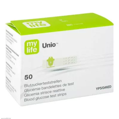 MYLIFE Unio bloedsuiker teststrips, 50 stuks MYLIFE Unio bloedsuiker teststrips, 50 stuks