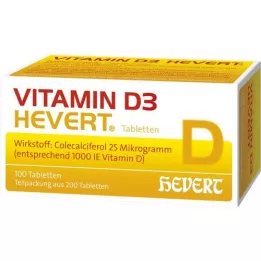 VITAMIN D3 HEVERT tabletten, 200 stuks