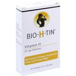 BIO-H-TIN Vitamine H 2,5 mg gedurende 4 weken tabletten, 28 st