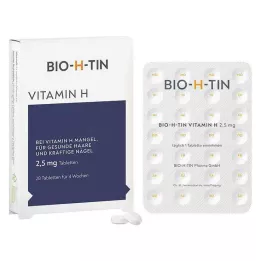 BIO-H-TIN Vitamine H 2,5 mg gedurende 4 weken tabletten, 28 st