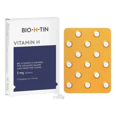 BIO-H-TIN Vitamine H 5 mg tabletten, 15 st