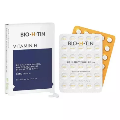 BIO-H-TIN Vitamine H 5 mg tabletten, 60 st