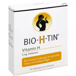 BIO-H-TIN Vitamine H 5 mg voor 6 maanden tabletten, 90 st