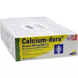 Calcium Dura Vit D3 Bruisend 600 mg / 400 IE, 50 stuks