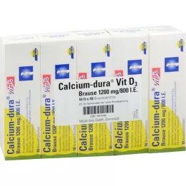 CALCIUM DURA Vit D3 Effervescent 1200 mg/800 I.U., 50 st