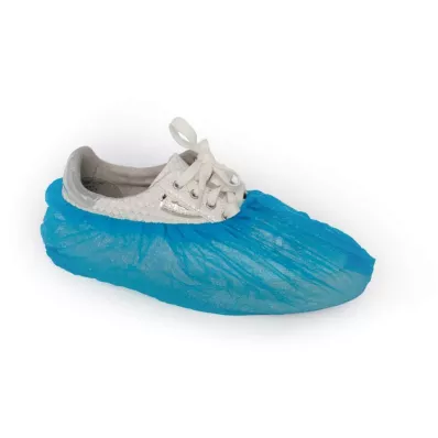 EINMAL ÜBERSCHUHE Plastic blauw, 10 stuks