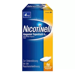 NICOTINELL Kauwgom tropisch fruit 4 mg, 96 stuks